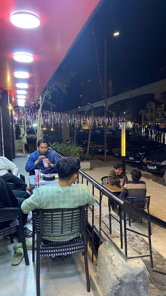 Outdoor seating at Bobaz Nasr City